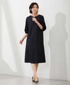 J.PRESS LADIES 【セットアップ対応・洗える・UVケア・速乾】 OXIJEWELストレッチ ワンピース