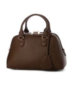 UNBILLION カシュカシュ cachechche / シボフェイクレザー2wayボストンバッグ