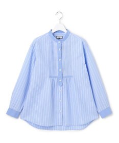 J.PRESS YORK STREET 【WOMEN】コットンタイプライターストライプ ブラウス