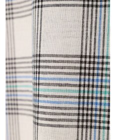 Green Parks 綿麻混バンドカラーシャツワンピース