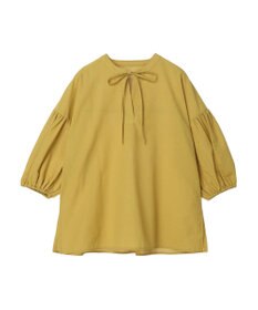 Green Parks 綿麻混紐付きデザインブラウス