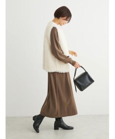 Green Parks もちやわ　ハイゲージニットワンピース