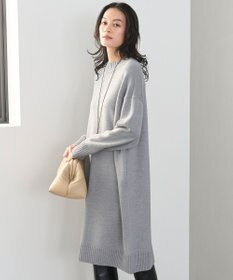 UNFILO 【洗える】チュニック ニットワンピース