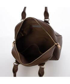 UNBILLION カシュカシュ cachechche / シボフェイクレザー2wayボストンバッグ