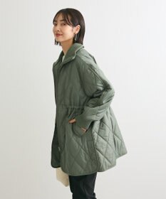 Green Parks リブスタンドキルティングコート