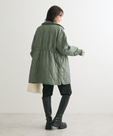 Green Parks リブスタンドキルティングコート