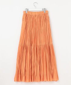 自由区 【接触冷感・洗える】ハンドワッシャープリーツ スカート