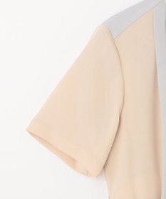 GRACE CONTINENTAL プリーツ配色ワンピース