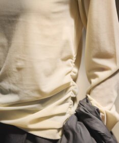 CRAFT STANDARD BOUTIQUE シアーベロアサイドギャザープルオーバー