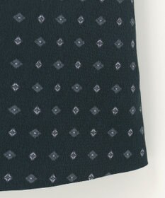 J.PRESS LADIES 【洗える】シュリンクデシン ジオメトリックプリント ワンピース