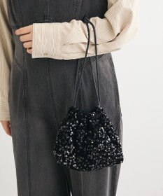 Green Parks ＯＴＯ．ＨＡ．ベロアスパンコールショルダーバック