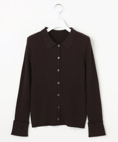 ANY SIS S CICA加工 襟デザイン ニット