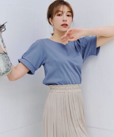 Tiaclasse 【UVケア・接触冷感】“あまラク” ハートネックカットソートップス