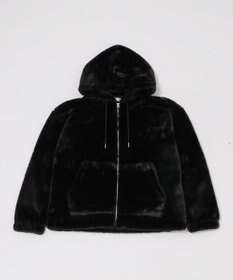 WEGO 【ユニセックス着用ITEM/MLサイズ展開】エコファーグラフィックブルゾン