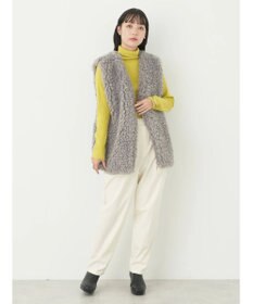 earth music&ecology やわらかタッチリブタートルネックプルオーバー