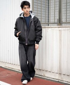 WEGO 【ユニセックス着用ITEM】パテッドフードMA－1