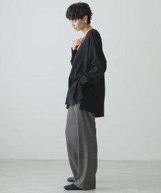 AMERICAN HOLIC バイパチＶネックロングニットプルオーバー