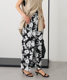 CRAFT STANDARD BOUTIQUE レーヨン総柄ワイドパンツ