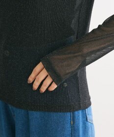 Green Parks ＳＥＴ２点　シャーリングビスチェ＋メッシュインナー