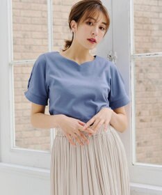 Tiaclasse 【UVケア・接触冷感】“あまラク” ハートネックカットソートップス