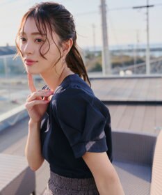 Tiaclasse 【UVケア・接触冷感】“あまラク” ハートネックカットソートップス