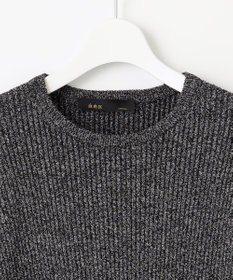 自由区 【PREMIUM KNIT COLLECTION】フリンジリブ ニット