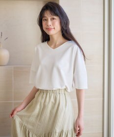 ANY ドライポンチVネックプルオーバー