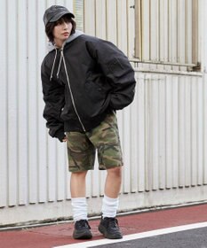 WEGO 【ユニセックス着用ITEM】パテッドフードMA－1