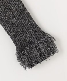自由区 【PREMIUM KNIT COLLECTION】フリンジリブ ニット