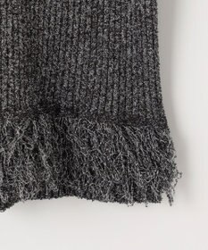 自由区 【PREMIUM KNIT COLLECTION】フリンジリブ ニット