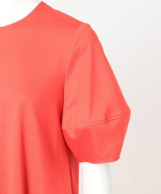 23区 【R(アール)】プレミアムコットンジャージー ランタンスリーブ ワンピース