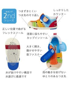 MIKI HOUSE HOT BISCUITS 【13-17cm】ダブルラッセル 水抜けサンダル