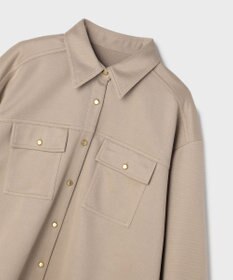 GRACE CONTINENTAL ジャージビッグシャツ