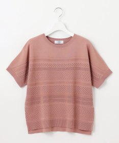 J.PRESS LADIES 【洗える】LACY ニットプルオーバー