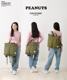 ROOTOTE 8407【スヌーピー】IP.セオルー.パフ.ピーナッツ-9R