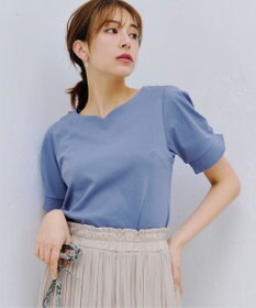 Tiaclasse 【UVケア・接触冷感】“あまラク” ハートネックカットソートップス