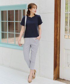 Tiaclasse 【UVケア・接触冷感】“あまラク” ハートネックカットソートップス