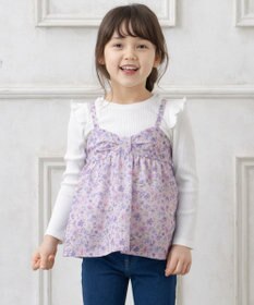 ANY KIDS 花柄キャミセット 長袖 Tシャツ