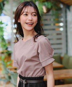 Tiaclasse 【UVケア・接触冷感】“あまラク” ハートネックカットソートップス