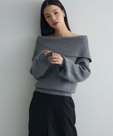 Green Parks オフショルダーニット