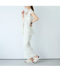 MODE ET JACOMO <carino>厚底ビジューバックルサンダル