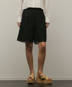 GRACE CONTINENTAL モチーフチュールパンツ