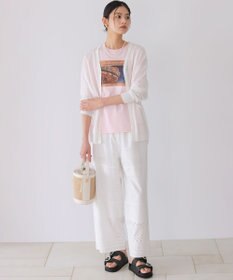 組曲 シアーニットVネック カーディガン