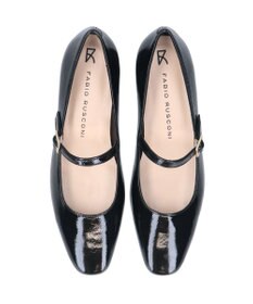 INTER-CHAUSSURES 【FABIO RUSCONI】スクエアトウワンストラップパンプス