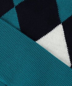 23区GOLF 【MEN】【洗える】ウールアクリル ランバス柄ニット