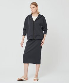 BEIGE， WALNUT / Iラインスカート