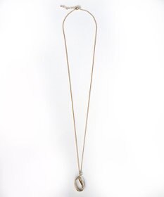 Tiaclasse メタルリボンロールネックレス