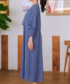 Tiaclasse つまみタック袖ワンピース