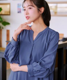 Tiaclasse つまみタック袖ワンピース