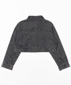 WEGO ヴィンテージウォッシュショートデニムジャケット